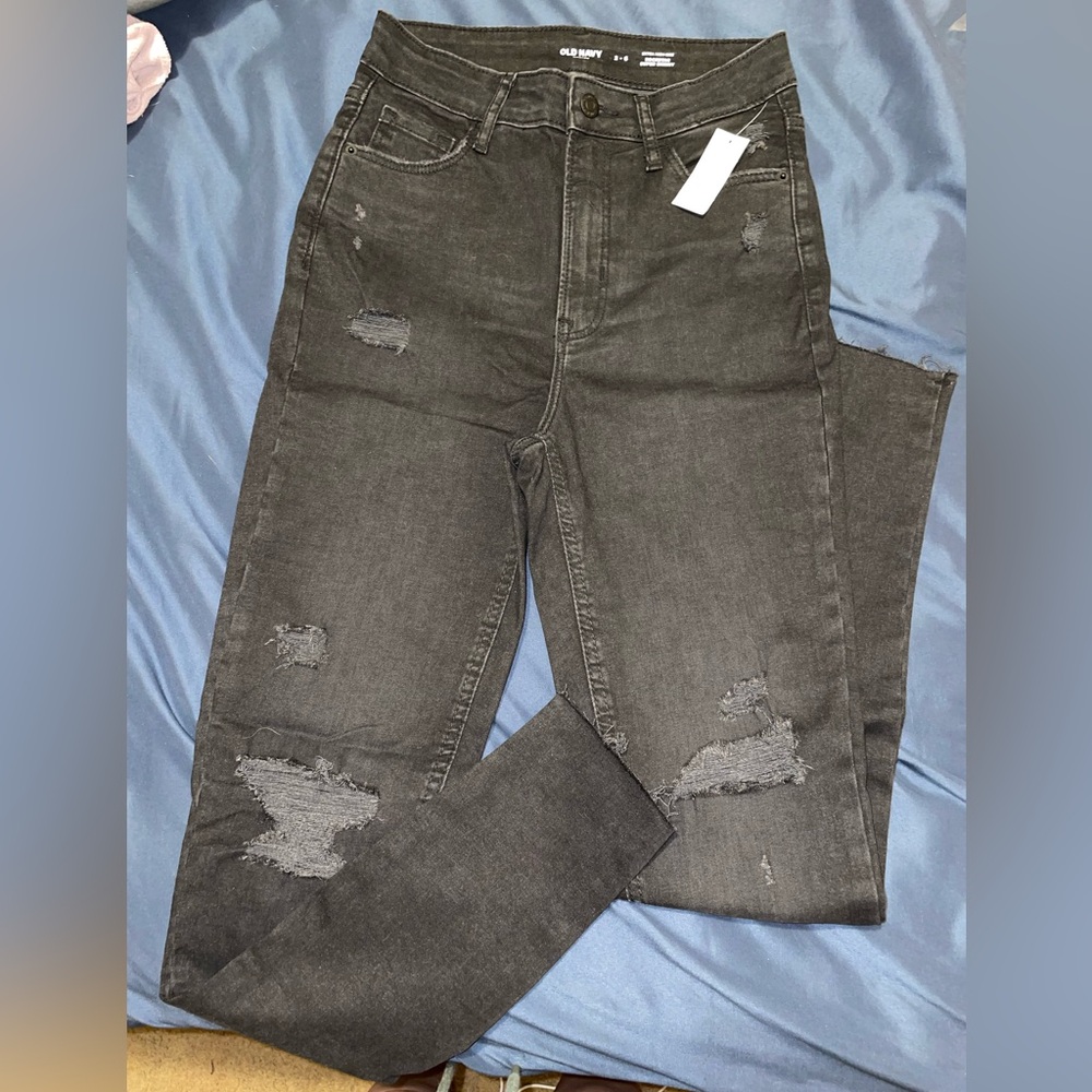 NWT Old Navy FitsYou Extra High Rise 3 In 1 Rockstar Super Skinny 5 Pocket Jeans